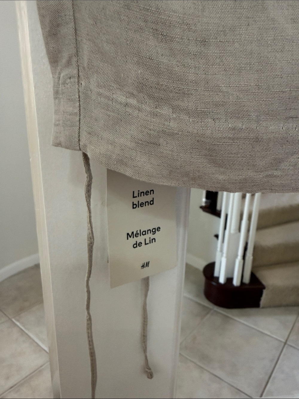 H&M Beige Wide Leg Pants - Picture 4 of 6